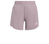 adidas Femme Pacer Essentials Knit High-Rise Shorts, preloved Fig/White, XL Long