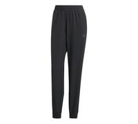 adidas Femme Pacer Workout 3 Stripes Woven Mid Rise Pants, Black, XXS