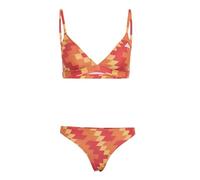 adidas Femme Padded Football-Inspired 2-Way Strap Triangle Bikini Set, Lucid Red, 46