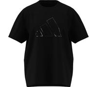 adidas Femme Power Essentials Workout Oversized Logo T-Shirt, Black, XS