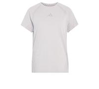 adidas Femme Seamless Knitted T-Shirt, Ice Purple/preloved Fig, S