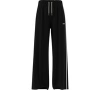 adidas Femme Seasonal Essentials Colorpop Pants with Embroidered Graphic, Black/off White, M