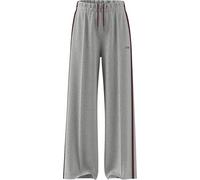 Pantaloni Seasonal Essentials Colourpop con grafica ricamata Light Grey Heather / Active Maroon 2XL
