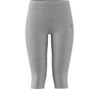adidas Femme Seasonal Essentials Rib Capri Leggings, light grey heather, XXS