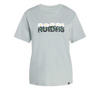 adidas Femme Soft Side Graphic T-Shirt, Wonder Sage, L