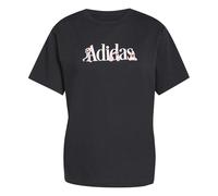 adidas Femme Soft Sports Graphic Tshirt, Black, XL