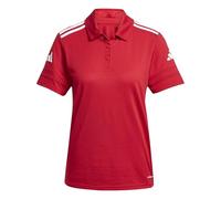 adidas Femme SQUADRA25 Cotton Polo, Team Power Red/White, XS