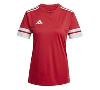 Adidas Maglia manica corta SQUADRA25 Rosso sangue / Bianco Donna XL