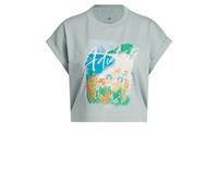 adidas performance - Summer romance - T-shirt color salvia wonder con grafica-Verde L