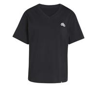 adidas Femme Summer Slide Graphic Vneck T-Shirt, Black, M