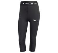 ADIDAS PERFORMANCE Pantaloni sportivi 'TECHFIT Capri' nero / bianco Donna ADIDAS PERFORMANCE XL