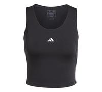 adidas Femme Techfit Cropped Training Tank Top, Black, S