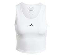 Adidas Femme Techfit Cropped Training Tank Top, White, L