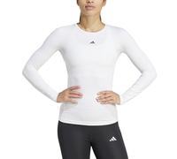 adidas Femme Techfit Longsleeve Training Top, White, M