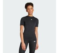 Adidas Techfit Training Short Sleeve T-shirt Nero XL Donna
