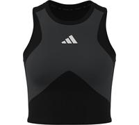 adidas Femme Techfit Workout Color Block Tank, Black/Carbon, S