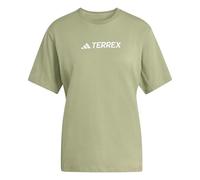 adidas Femme Terrex Classic Logo T-Shirt, Tent Green, M