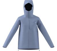 adidas Femme Terrex Multi 2.5 Layer CLIMAPROOF Rain Jacket, glow blue, L