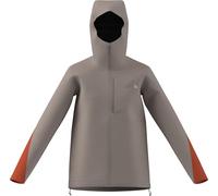 adidas Femme Terrex Multi 2.5 Layer CLIMAPROOF Rain Jacket, wonder taupe/semi impact orange, XS
