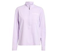 adidas Femme Terrex Multi Climacool Half Zip Long Sleeve, Powder Plum, M