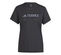 Adidas - Multi Logo Tech Tee - Multi Logo Tech Tee W Black per Donne in Pelle - Taglia M - Nero Nero M