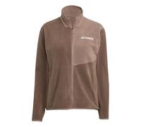 adidas Terrex W MT Fleece - felpa in pile - donna Brown XL
