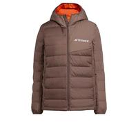 Giacca Terrex Multi Light Down CLIMAWARM con Cappuccio Earth Strata / Trace Brown XL