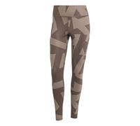 adidas Femme Terrex Multi Printed Tights, trace brown/earth strata, 14