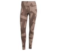 adidas Femme Terrex Multi Printed Tights, trace brown/earth strata, 16