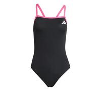 adidas Femme Thin Straps V-Back Swimsuit, Black, 38