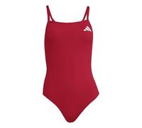 adidas Femme Thin Straps V-Back Swimsuit, Team Power Red 2, 32