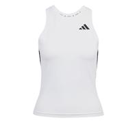adidas Femme Train Essentials 3-Stripes Workout Tank, White/Black, S