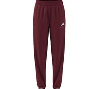 adidas Femme Train Essentials 3-Stripes Woven Pants, Active Maroon/White, L Short