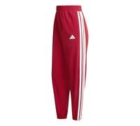 adidas Femme Train Essentials 3-Stripes Woven Pants, Active Maroon/White, XL