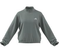 adidas Femme Train Essentials 3-Stripes Woven Warm Up Jacket, Wonder Sage/White, L