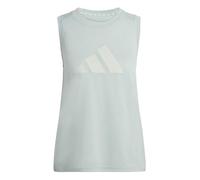 adidas Femme Train Essentials Big Performance Logo Training Tank Top, Wonder Sage/Wonder Silver, XL