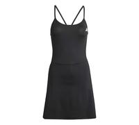 adidas Femme Train Essentials Workout Dress with Integrated Shorts, Black/White, S