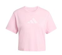 adidas Femme Workout Essentials Big Performance Logo Training T-Shirt, True Pink, XS