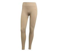 Adidas Workout Essentials Knit Leggings Beige M Donna