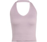 adidas Femme Workout Essentials Knit Halterneck T-Shirt, preloved Fig, S