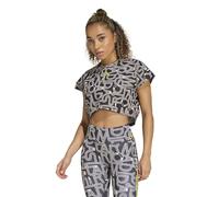 adidas Femme x Farm Rio Training Tank Top, Black/Crystal Linen/Unity Lime, S