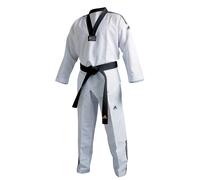 Adidas Fighter 3 Ultra Light Uniform WT Approved Gi Taekwondo Bianco