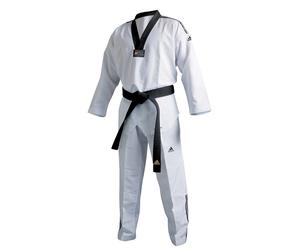Adidas Fighter 3 Ultra Light Uniform WT Approved Gi Taekwondo Bianco