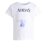 adidas Fille Disney Frozen Tee, White/Dark Blue, 2-3 Years