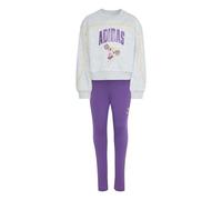 adidas Fille DISNEY MINNIE MOUSE JOGGER, light grey heather/Semi Ice Tangerine, 4-5 Years