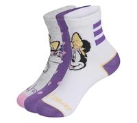 adidas Fille DISNEY MINNIE MOUSE SOCKS, white/active purple/light grey heather, 4-5 Years