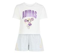 adidas Fille DISNEY MINNIE MOUSE T-SHIRT SET, white/Semi Ice Tangerine, 4-5 Years