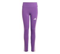 adidas - Girl's 3-Stripes Leggings 230 - Leggings 128 lilla