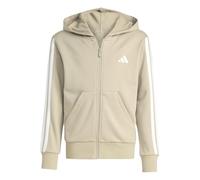 adidas Fille Essentials Full Zip Hoodie, Wonder Cargo/White, 13-14 Years