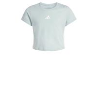 adidas Fille Essentials Logo T-Shirt, Wonder Sage/White, 5-6 Years